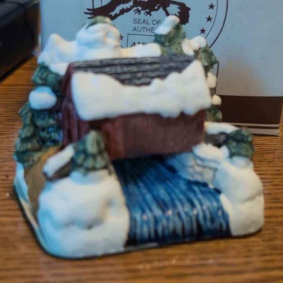 The American Rustic Series Country Christmas Cottages - Covered Bridge - Picture 8 of 8